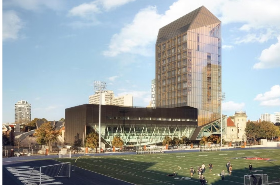Originally proposed five years ago, before COVID-19, renders of the 14-storey cross-laminated timber project have been provided by Patkau Architects. (Image Credit: Patkau Architects)