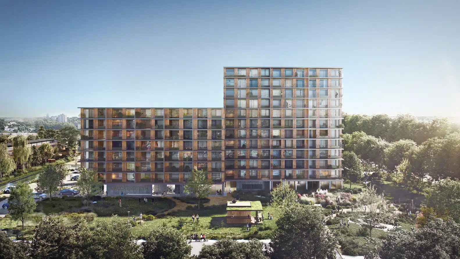 Rotterdam’s First Fully-Demountable Housing Block is 85% Wood