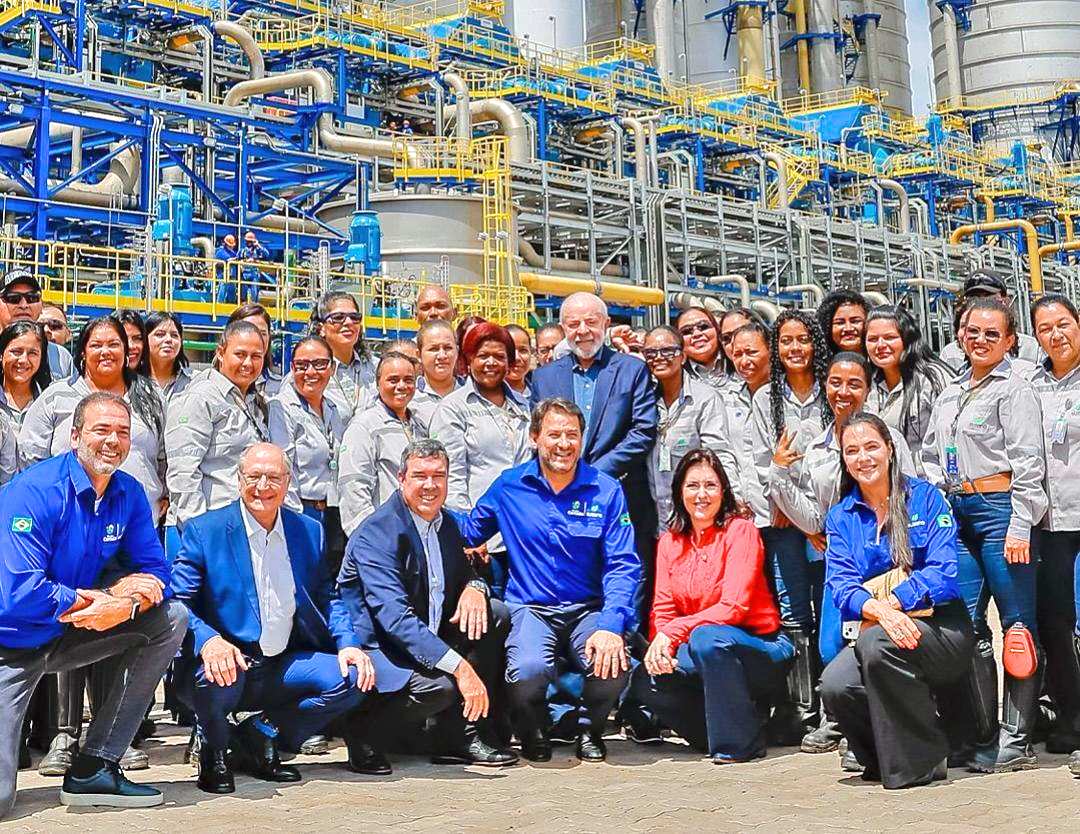 Days before being hospitalised for a brain bleed, President Luiz Inácio Lula da Silva attended the launch of Suzano's new mill. (Photo Credit: Supplied)