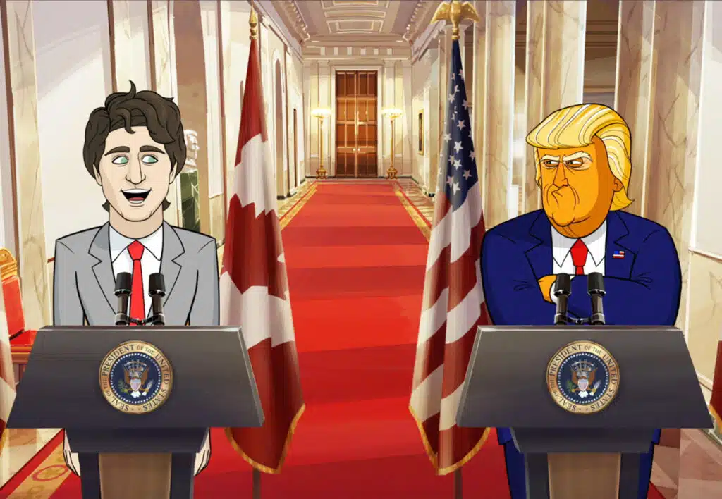 Earlier this month, Justin Trudeau - Canada's current Prime Minister - met with Donald Trump - the United States president-elect - at Trump's residence at Mar-a-Lago in Florida to discuss tariffs. (Photo Credit: Everett Collection Inc / Alamy Stock Photo)