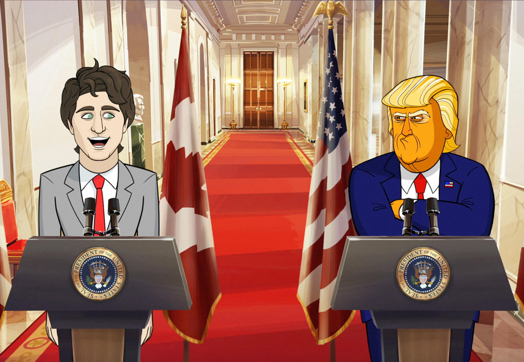 On Friday, Justin Trudeau - Canada's current Prime Minister - met with Donald Trump - the United States president-elect - at Trump's residence at Mar-a-Lago in Flordia to discuss tariffs. (Photo Credit: Everett Collection Inc / Alamy Stock Photo)
