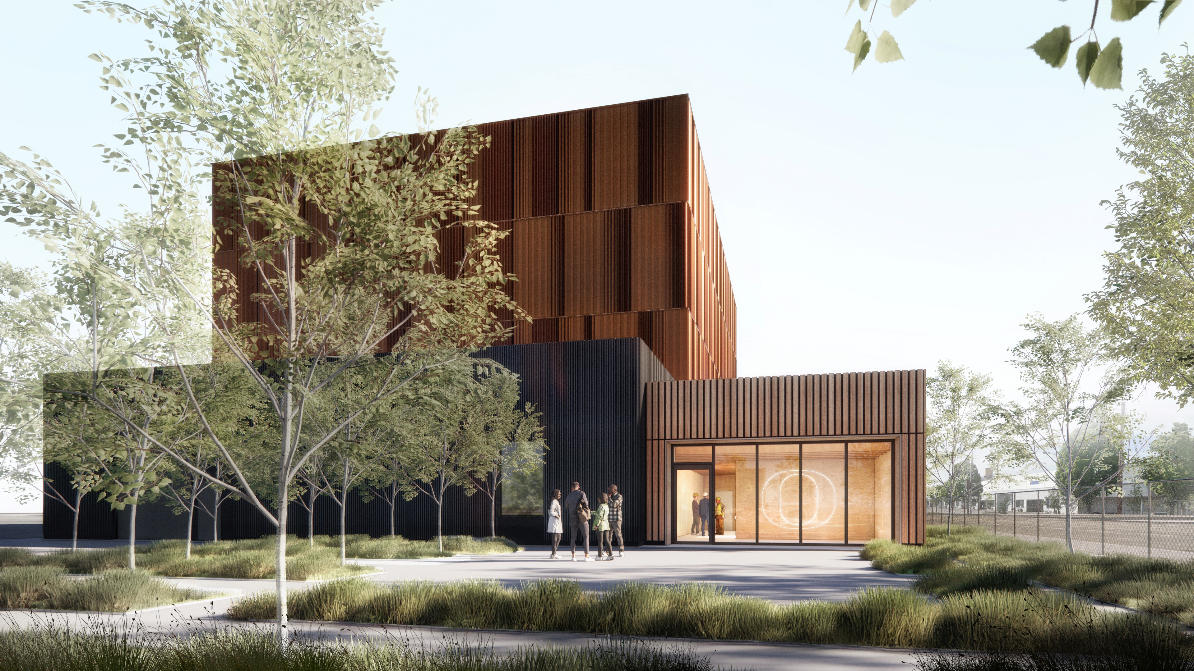 Port approves UO acoustic research laboratory at the Mass Timber and Housing Innovation Campus at Terminal 2. (Photo Credit: Port of Portland)