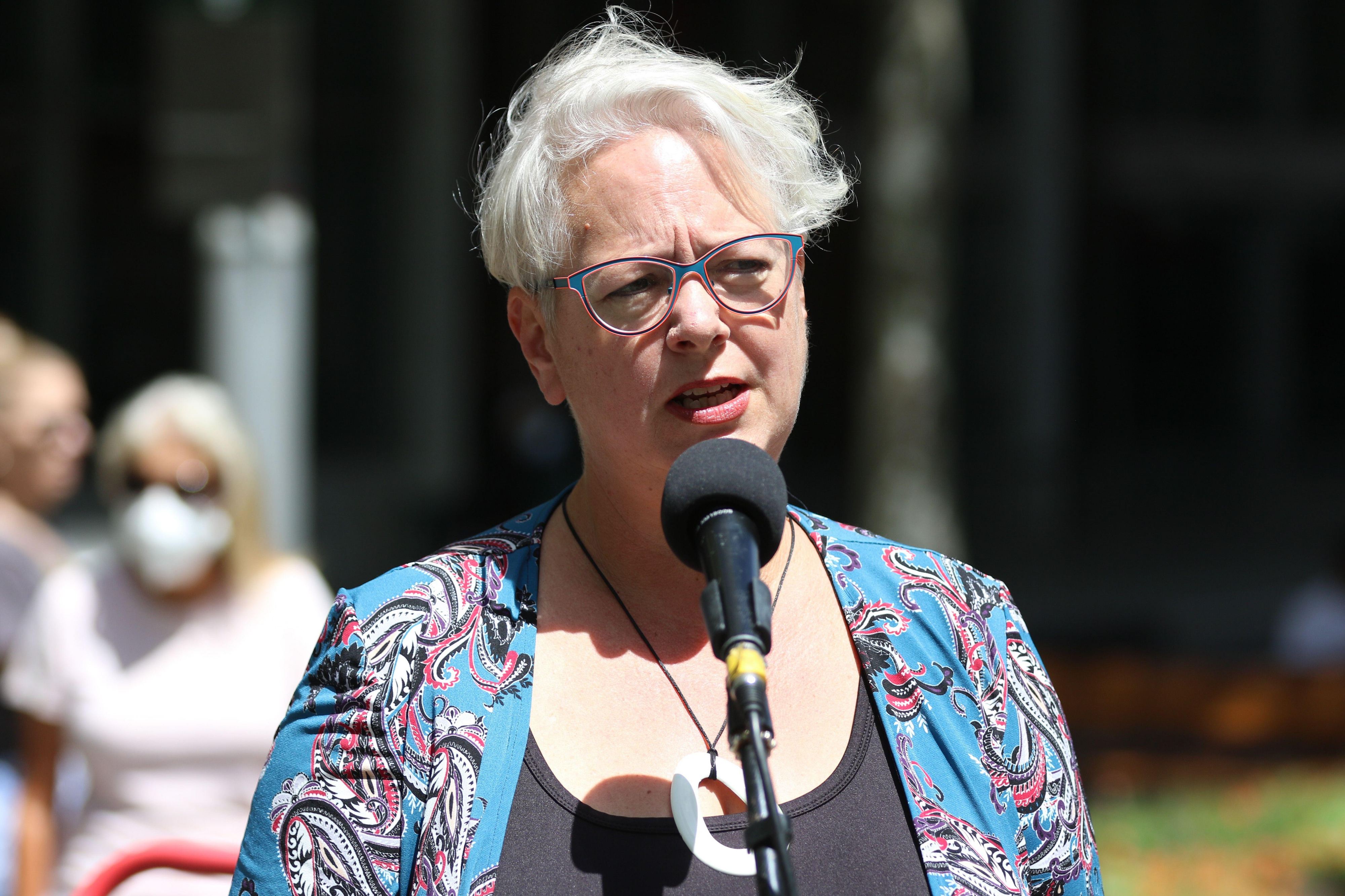 NSW powerbroker Penny Sharpe is a major driver in a push that would see Australian state government's claim carbon credits for removing timber from harvesting in state forests (Photo Credit: Richard Milnes from Alamy Live News)