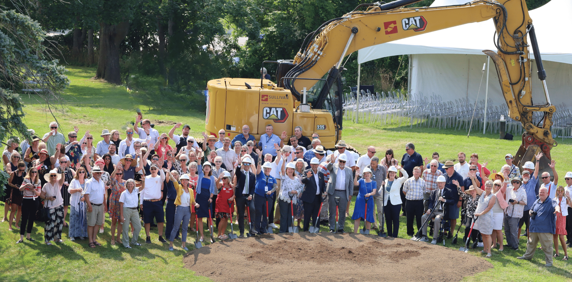 Quinte Health and PECMH Foundation came together with PECMH Auxiliary volunteers, PEC Mayor and Council, PE Family Health Team, MPP Todd Smith, Deputy Premier and Minister of Health Sylvia Jones, Infrastructure Ontario and the Ministry of Health to break new ground, together.