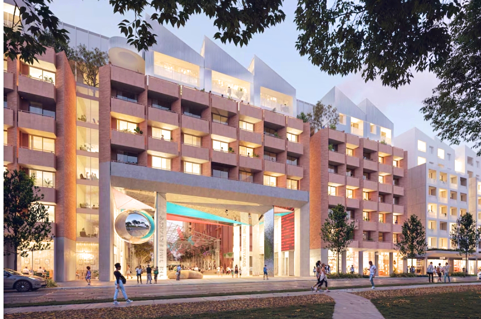 The application subject to the State Significant Development Application built to rent process could see 1200 units built on the 2.2 hectare site
