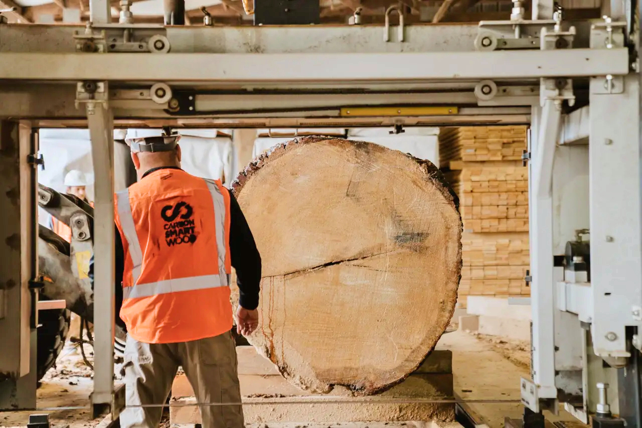 US tech company Cambium uses AI to turn low-value waste wood into usable lumber. (Photo Credit: Cambium)
