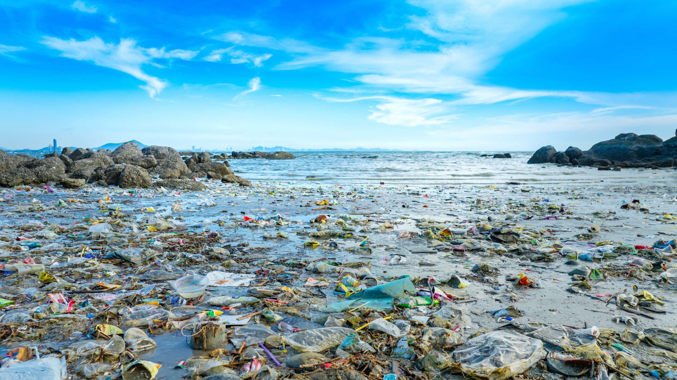 NILO is a start-up that is looking to rid the world of plastic waste by creating higher value building materials. (Photo Credit: 2461119469 via Shutterstock Images)